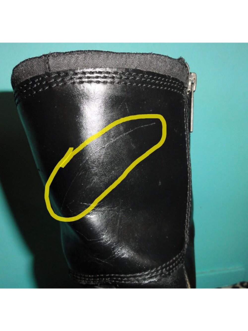 Vintage Harley Davidson Shift Engineer Motorcycle Boots Men's 13 leather zipper - Picture 16 of 16